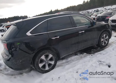 2014 Acura Mdx z USA, uszkodzony, nr VIN 5FRYD4H22EB020259